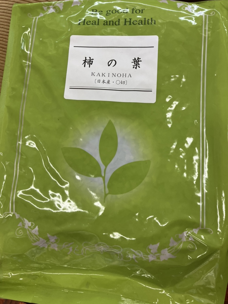 柿の葉（カキノハ）日本産　Percimon leaf　पर्सिमोन पात